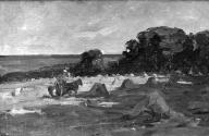Haymaking by the Sea