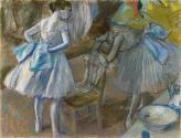 Two Ballet Dancers in a Dressing Room