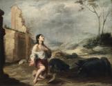 The Prodigal Son Feeding Swine