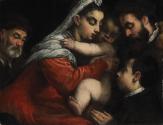 The Holy Family with Donors