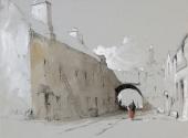 The Spanish Arch from the Long Walk, Galway
