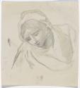 Female Figure Wearing a Hood