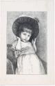 Young Child Wearing a Large Hat; Young Child Wearing a Large Hat (same image, on verso)