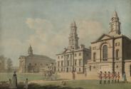 The King's Hospital or Blue-Coat School, Blackhall Place, Dublin, as Planned