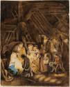 Copy of Rembrandt's 'Adoration of the Shepherds'