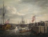 Opening of the Ringsend Docks, Dublin, 23 April 1796, with Lord Camden Conferring Knighthood on Mr John Macartney