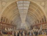 Queen Victoria and Prince Albert in the Paintings and Sculpture Hall of the 1853 Irish Industrial Exhibition, Dublin