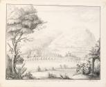 The Long Bridge, Belfast (now rebuilt) and Cave Hill, County Antrim