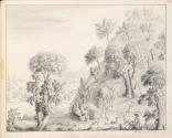 A Goatherd by a Steep Hill