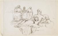 Study for Lady Gore-Booth and her Daughters