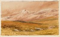 A Snow Storm over Carnedd Dafydd, Wales