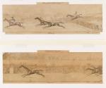 The Hippodrome Grand Steeple Chase, June 17th 1839 - the Struggle (top) and the Come In (bottom)