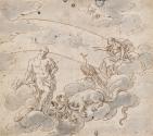 Juno Sends a Crab (Cancer) to Bite Hercules, who has Slain the Hydra