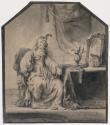 A Woman at a Dressing Table