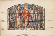 Jacob's Angel with Archangels Michael and Raphael, Joshua, Gideon's Vision and David Greeting Jonathan and Longinus, Saint Sebastian and Saint George