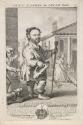 Owen Farrel, the Irish Dwarf, (1716-?1742), against St Paul's Covent Garden, London