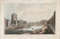 View of the Four Courts, Dublin Looking Down the River Liffey, Dublin