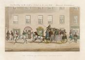 The Arrival at Waterford, Cummin's Hotel: Car Travelling the the South of Ireland in the Year 1856