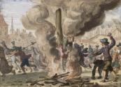 Christoffel Fabritius Being Burnt in Antwerp