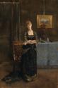 Woman in a Black Dress