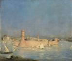 Marseilles Harbour with a Lighthouse