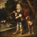 Boy with Dogs