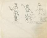 Costumes for a General, a Tinker and a Country Boy (left to right)