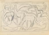 Horses Grazing