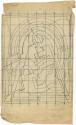 The Pietà, (for no. 7739), (squared for transfer)
