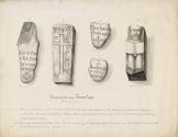 Four Stones from the Cathedral Cemetery and a Bas-relief from Saint Cathag's Well, Lismore, County Waterford