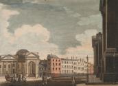 Trinity College and Parliament House, College Green, Dublin