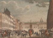 The Dublin Volunteers on College Green, commemorating the birthday of King William III