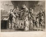 King James I and his Royal Progeny, together with the Family of the King of Bohemia