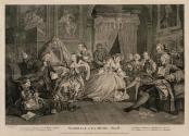 Marriage à la Mode, plate 4 - The Countess's Morning Levée