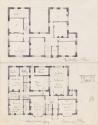 Ground Plan of House; Elevation of Tudor Style House (on verso)
