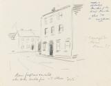 Mr Ewington's House, Basin Street Lower; Cromwell's Quarters, off James's Street (on verso)