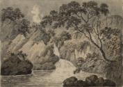 The Devil's Glen Waterfall, County Wicklow