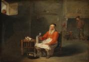 An Elderly Man with a Beer Mug