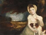 Portrait of a Child with a Dog