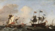 The Royal Visit to the Fleet in the Thames Estuary, 6 June 1672