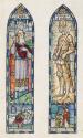 Joshua standing outside Jerusalem and being told by Elisha to Fire his Bow (left), the Captain of the Host and the Guardian Lord (right)