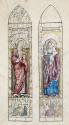 St. John the Evangelist and the Virgin with Kneeling Supplicants below