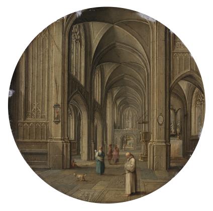 An Interior of a Church, with Figures