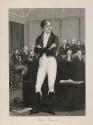 Robert Emmet, (1778-1803), Patriot, in court during his trial on the 19th September 1803