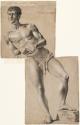 A Male Nude, (Capt. Hamilton of the 53rd Regiment)