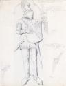 Figure of a Knight, Designed for a Niche