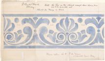 Saint Paul's Church Bray, Stencil for Frieze in Nave