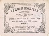 Ticket to Jardin Mabille, Champ-Elysees
