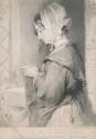Woman knitting