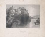 Lismore Castle, County Waterford from the River Blackwater